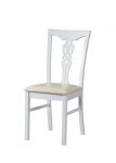 Lily white koka krēsls