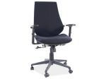 Q-361 black ergonomic auduma krēsls