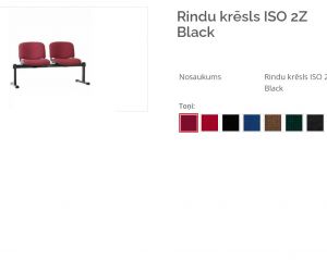 Rindu krēsls Iso 2z black ― Krēslu veikals Bruņinieku 98,Rīga, 10.00-18.00, tālr.67205028, 29104805