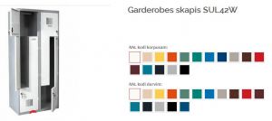 Garderobes skapis SUL42W ― Krēslu veikals Bruņinieku 98,Rīga, 10.00-18.00, tālr.67205028, 29104805