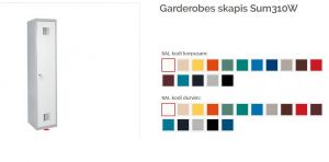 Garderobes skapis Sum310W ― Krēslu veikals Bruņinieku 98,Rīga, 10.00-18.00, tālr.67205028, 29104805