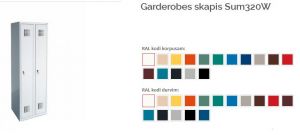 Garderobes skapis Sum320W ― Krēslu veikals Bruņinieku 98,Rīga, 10.00-18.00, tālr.67205028, 29104805